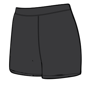 Patron ropa, Fashion sewing pattern, molde confeccion, patronesymoldes.com Sport short 9037 LADIES Shorts